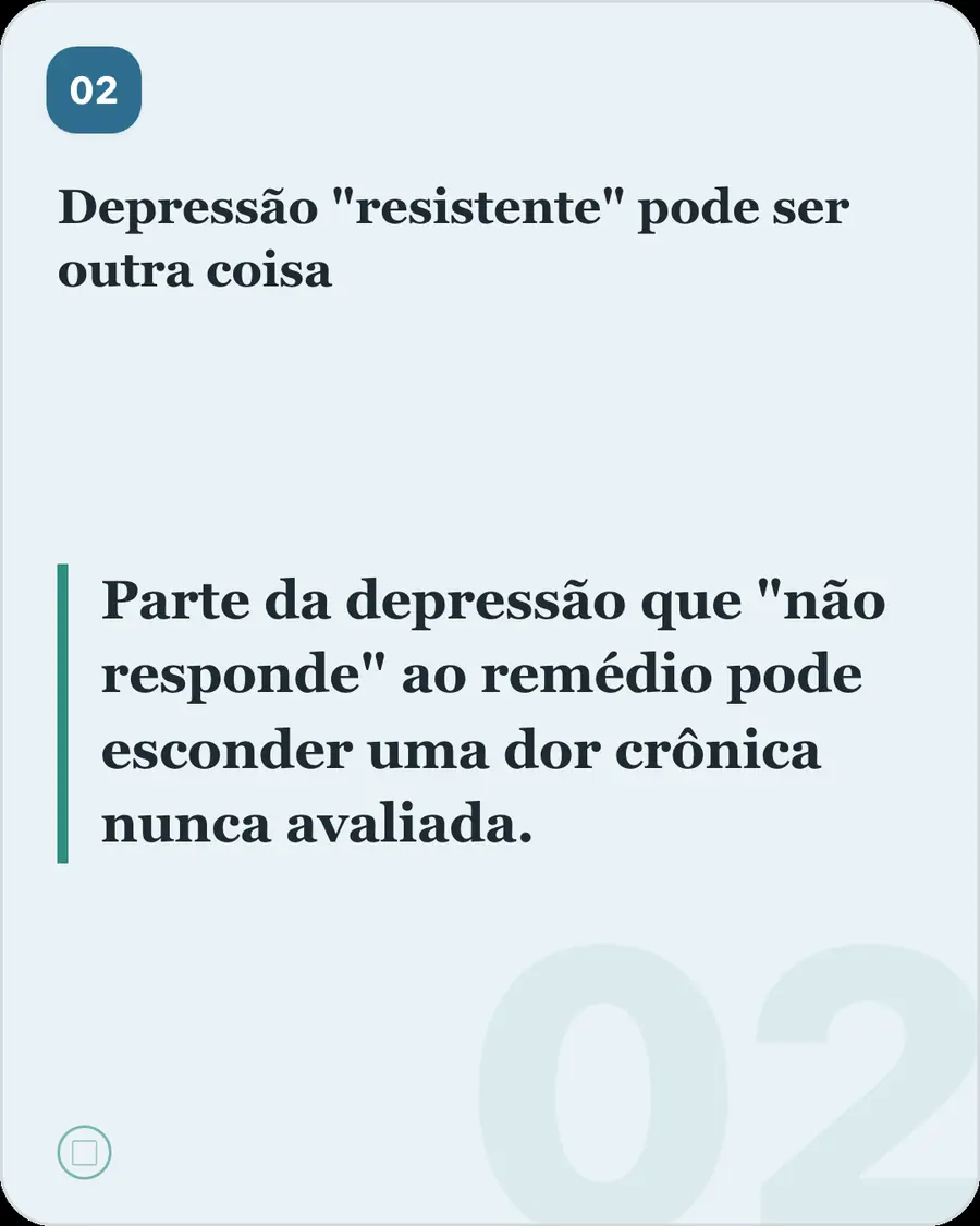 Depressão "resistente" pode ser outra coisa