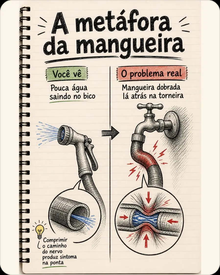 A metáfora da mangueira