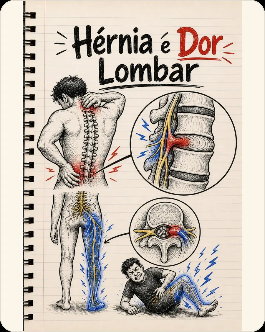 Hérnia e Dor Lombar. Por que tratar só onde dói pode não resolver o problema?