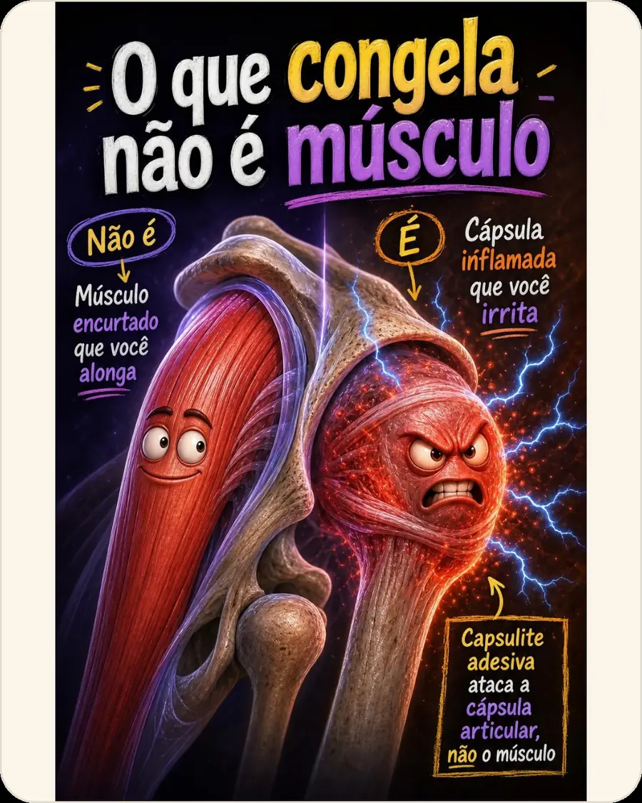 O que congela não é músculo