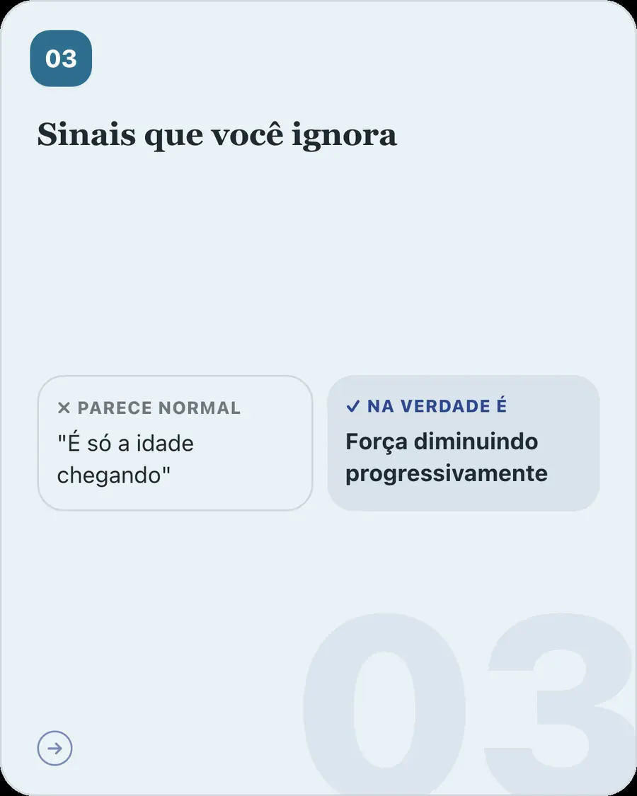 Sinais que você ignora