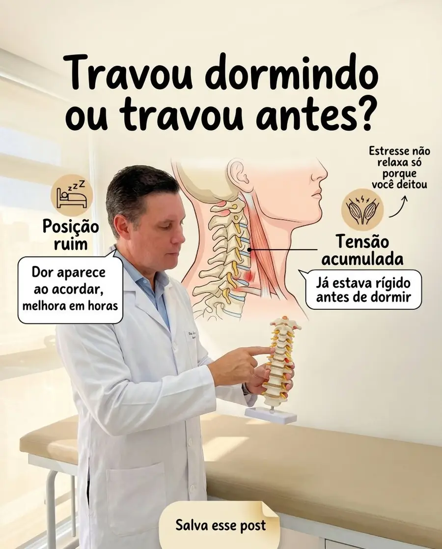 Post do Dr. Hélio no Instagram: Travou dormindo ou travou antes?